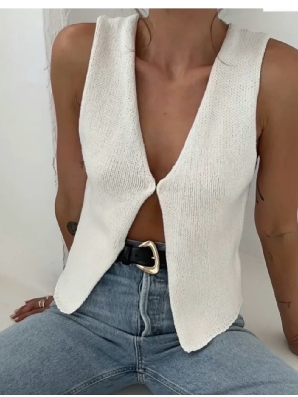 Rumored Prince Street Top Knit Vest